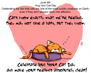 ecard: 6/4 Hug Your Cat Day