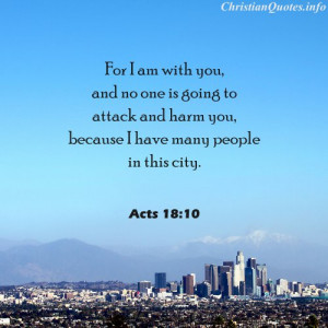 Acts 18:10 Bible Verse - Many People in this City - city with ...