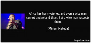 More Miriam Makeba Quotes