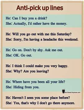 Worst pick up line you've ever gave received?