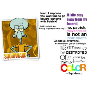 Squidward quotes