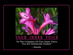 Inner Voice Quotes and Affirmations by Eleesha [www.eleesha.com]