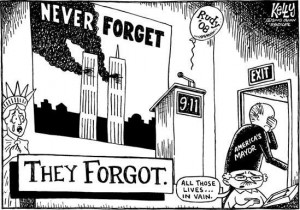 tags]rudy guiliani, 9/11, september 11, cartoon, they forgot, never ...