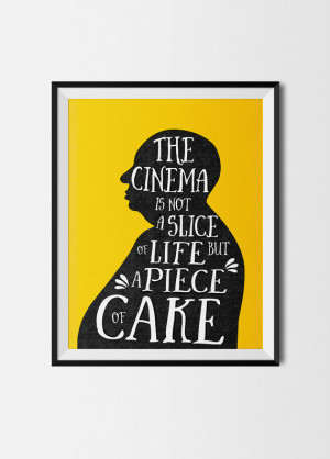 Alfred Hitchcock Quote Art Print Poster - Typography Print Poster ...