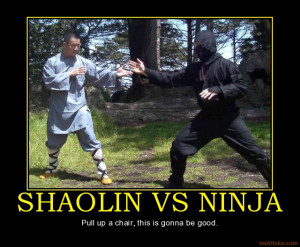 Ninja Demotivational Poster...