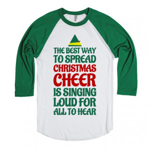 Cheer Shirts With Quotes Christmas cheer is singing
