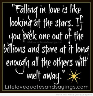 Falling in love quote
