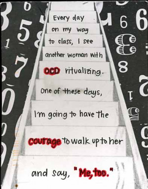 postsecret OCD. (http://www.flickr.com/photos/foxtongue/437843042 ...