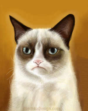Grumpy Cat Tardar Sauce iPad Finger Painting by ~Olechka01 on ...