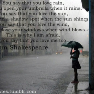 Shakespeare quote....
