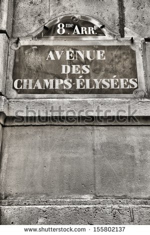 paris-france-champs-elysees-street-sign-one-of-the-most-famous-streets ...