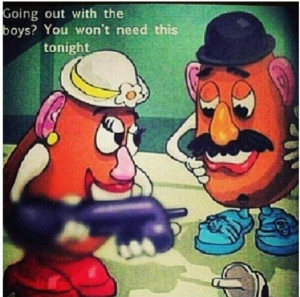 Potato Head Funny Credited