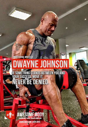 dwayne johnson workout quotes