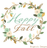 Happy Fall- Autumn Quotes - Free Blog Button