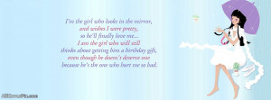 Am The Girl Facebook Cute Quote Cover Photos