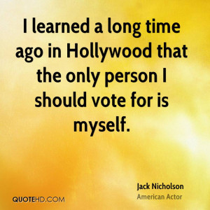 Jack Nicholson Time Quotes
