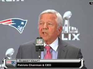 Patriots owner Robert Kraft made an unexpected appearance at Bill ...
