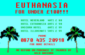 Euthansia advert from Teletext .