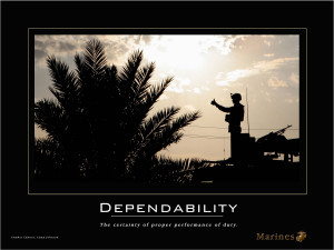 Dependability Quotes Dependability Quotes Poster