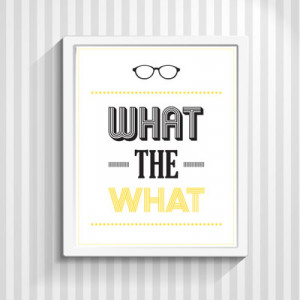 quote, tina fey, 30 rock art, typography print, quote print, tv quote ...