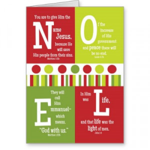 Christmas Bible Verses For Cards In Spanish