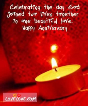Celebrating the day god joined two lives together in one beautiful ...