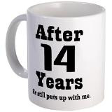 14Th Wedding Anniversary Coffee Mugs | 14Th Wedding Anniversary Travel ...