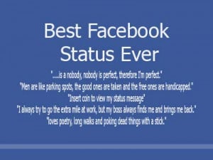 Funny Facebook quotes, status updates, profile pics