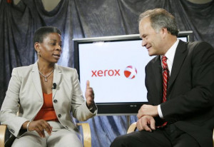 Xerox CEO Ursula Burns (left) and Affiliated Computer Services ...