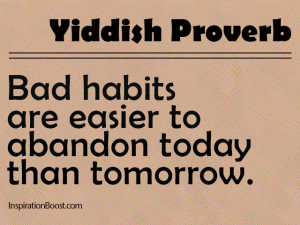 Bad Habits Quote
