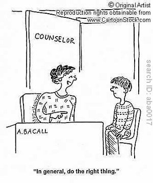 cartoon school counselor