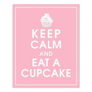 love cupcakes and this poster is SO pretty in pink.