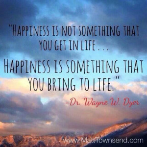 Happiness (Wayne Dyer)