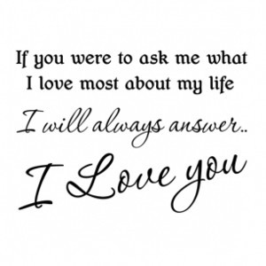 from aijographics com i love you wall quote decal bedroom stickers ...