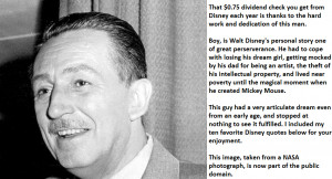 Walt Disney is one of my favorite titans of the 20 th century because ...