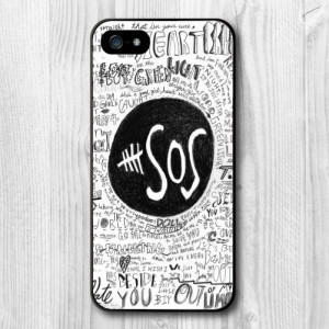 Lovely 5SOS Music Band Quote Protective Cover Case For iPhone 6 Plus ...