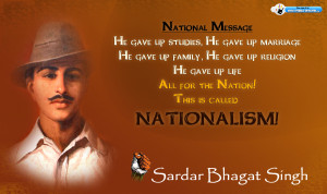 Bhagat Singh Quotes In English Shaheed sardar bhagat singh