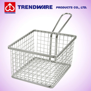Stainless Steel Square Mini French Fry Basket