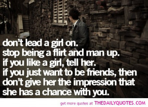 Don't Lead A Girl On