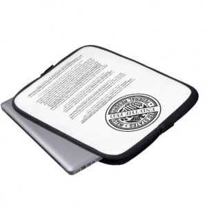Anti Federal Reserve System Logo & Famous Quotes Laptop Sleeves