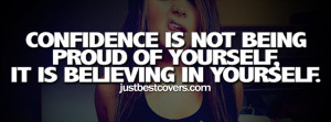 Confidence Is Not Being Proud Timeline Banner