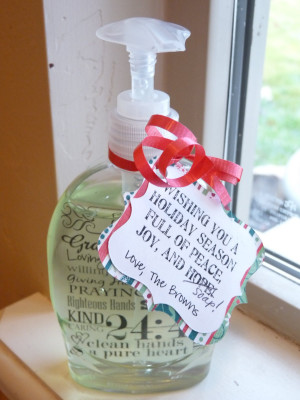 Neighbor Gifts--The Gift of Hope, no Soap...