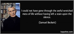 More Samuel Beckett Quotes