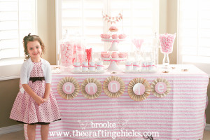 Annie’s “Fabulous & Fancy 5th Birthday Party” candy buffet and ...
