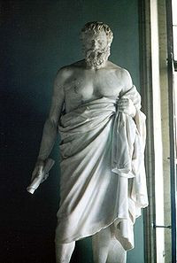 ... philosopher from the capitoline museum in rome this statue is a roman