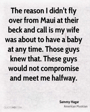 Sammy Hagar Wife Quotes