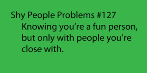 Shy People Problems - shy-people Photo