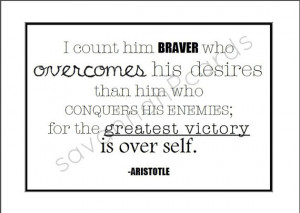 Inspirational Aristotle quote 5x7 Print It Yourself