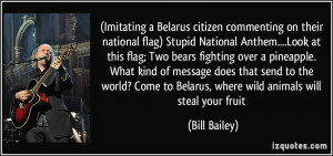 Imitating a Belarus citizen commenting on their national flag) Stupid ...