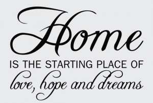 Catalog > Home Love Hope, Home Wall Art Decal Opt. 2